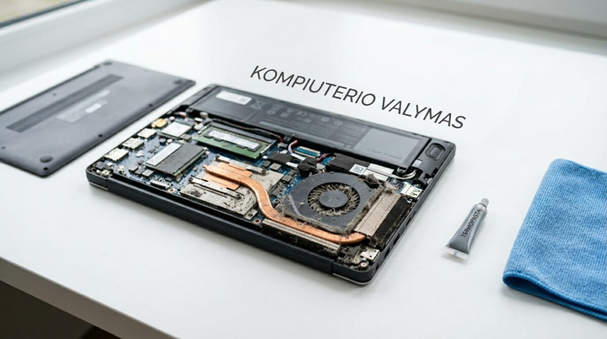 A Bright Clean Closeup Shot Of A Laptop Lying Flat 50616c5abd