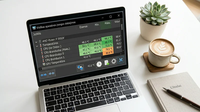 Kaip Greitai Pasitikrinti Kompiuterio Temperatūrą Namuose