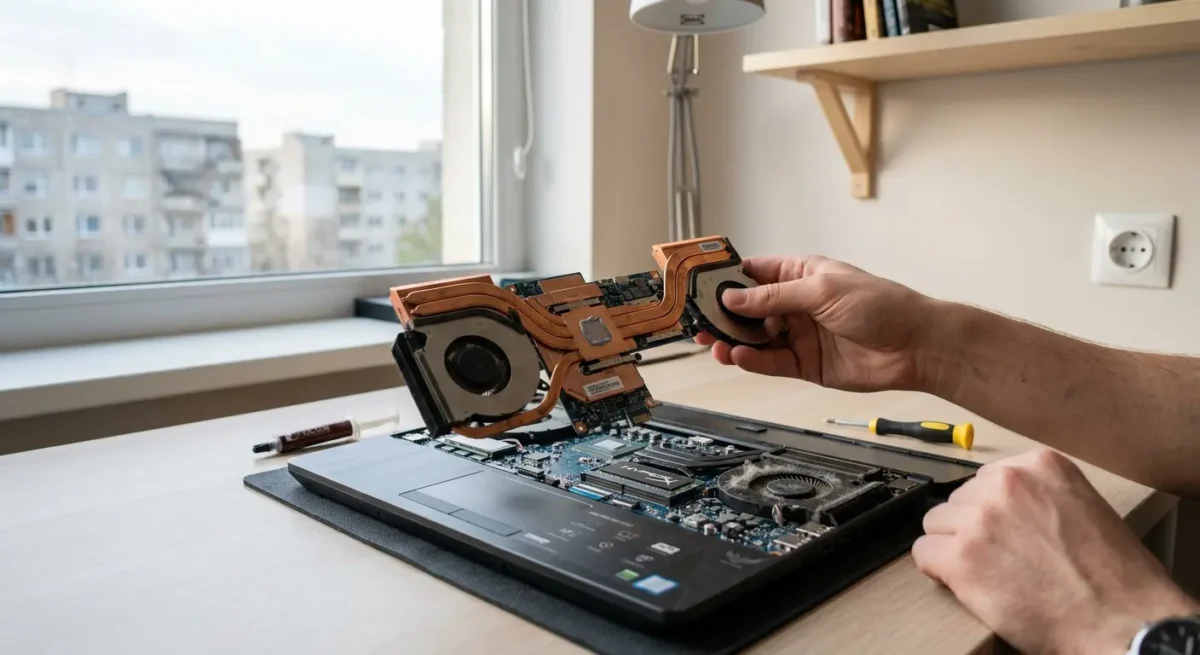 Ilgalaikis sprendimas - aušinimo sistemos valymas ir termopastos keitimas