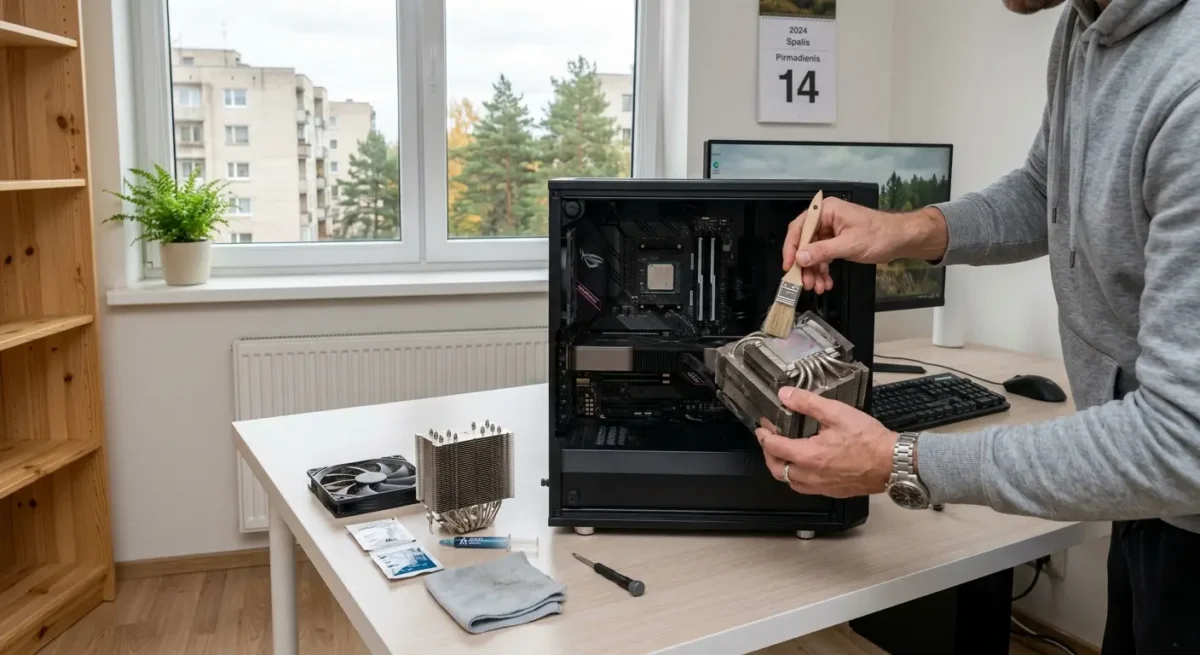 Kada padeda valymas ir termopastos keitimas, o kada - ne