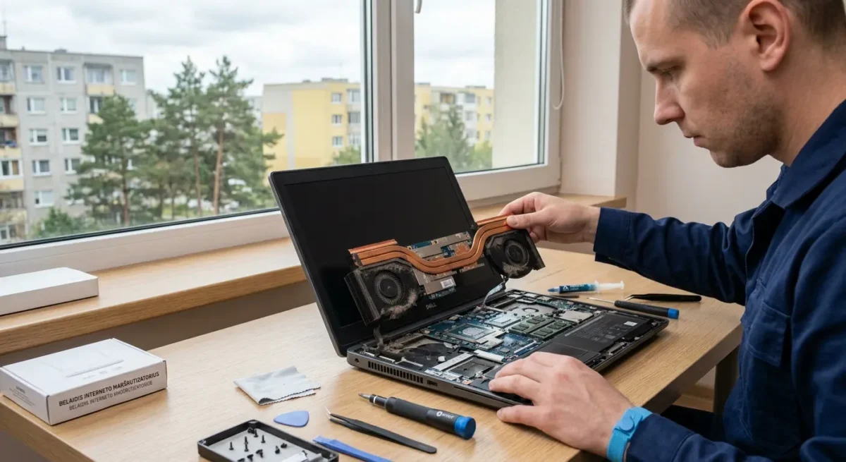 Kada valymas ir termopastos keitimas tikrai gali padėti