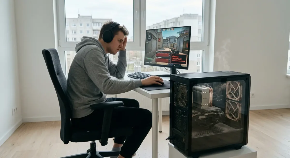 Kodėl krenta fps po kelių minučių žaidimo