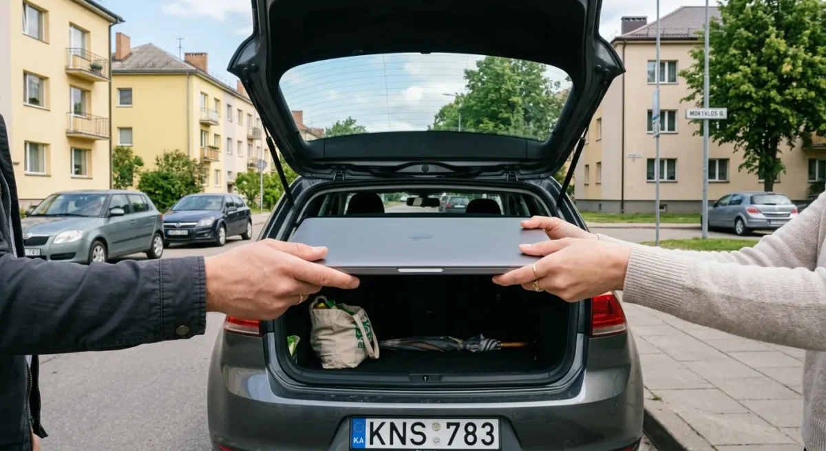 Kaip suplanuoti perdavimą ir atsiėmimą Kaune