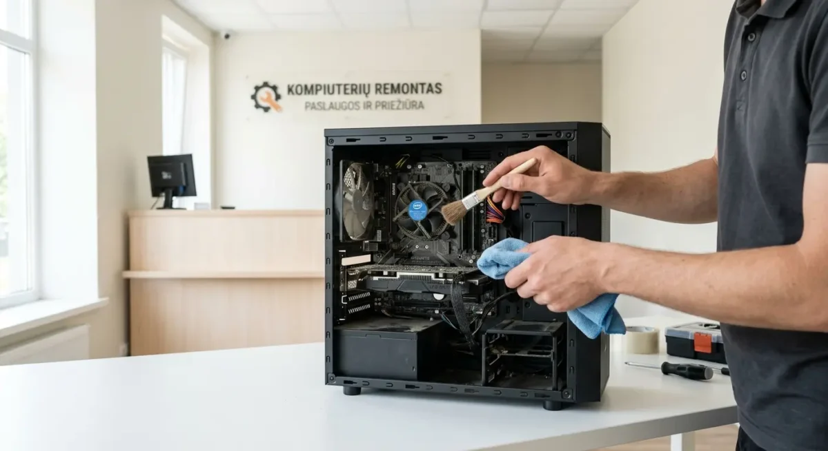 Kiek laiko trunka kompiuterio valymas