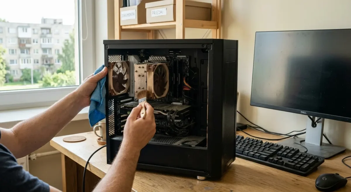 Scenarijus 2 - kompiuteris 4-6 metų ir jau nebe toks greitas